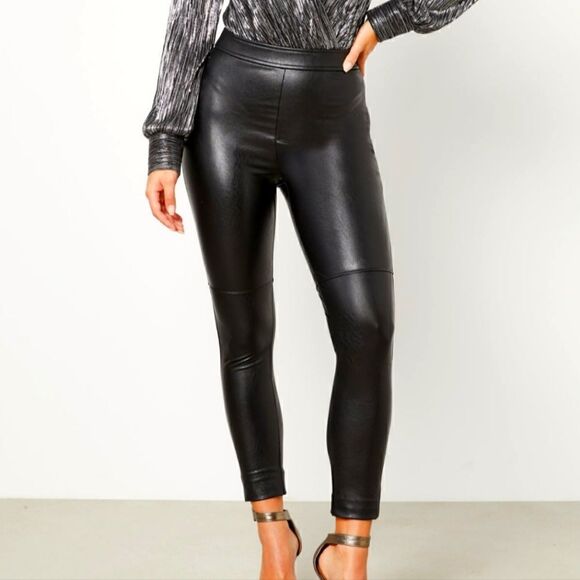 BCBG Faux Leather Legging  - Picture 1 of 8